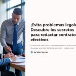 1 Evita problemas legales Descubre los secretos para redactar contratos efectivos