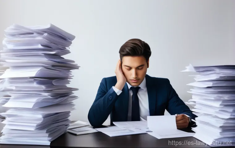 변호사와 법률 분쟁 해결 팁 - **Prompt:** A person, mid-30s, dressed in a smart business-casual outfit (e.g., a blazer over a coll...