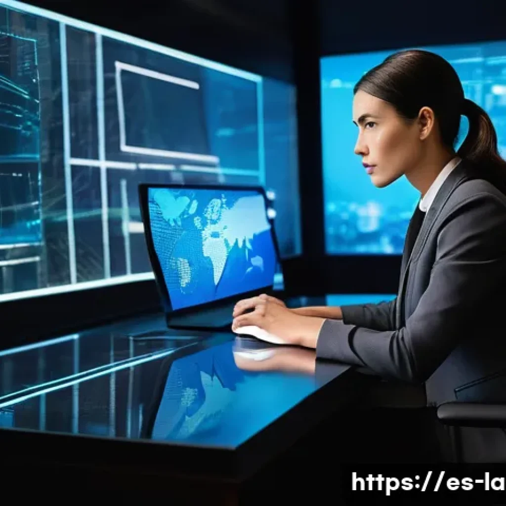 변호사 경력 관리 방법 - **Prompt:** "A highly competent female lawyer in her late 30s, dressed in a sharp, modern business s...