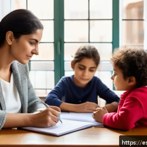 Home 30 변호사와 공익 법률 지원 경험 - A compassionate female lawyer in professional attire providing free legal advice to a vulnerable sin...